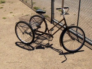 The first trike, as it looked when I first got it.